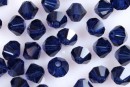 Swarovski, bicone bead, dark indigo, 6mm - x10