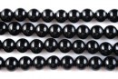 Onix, black, round, 10mm