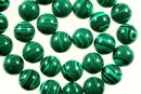 Green syntethic malachite, round, 10mm