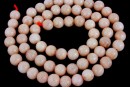 Natural light brown moonstone, round, 6.5mm