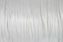 Snur satin, alb, 1.5mm - 5m