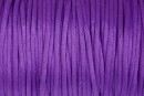 Snur satin, mov intens, 2mm - 5m