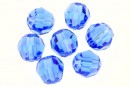 Swarovski, faceted round bead, sapphire, 6mm - x6