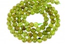 Peridot natural, round, 5mm