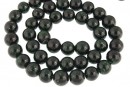 Green goldstone, round, 8mm