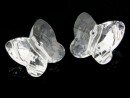 Swarovski, butterfly bead, crystal, 10mm - x2