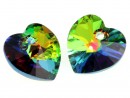 Swarovski, heart pendant, vitrail medium, 10mm - x2