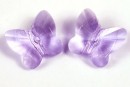 Swarovski, butterfly bead, violet, 8mm - x2