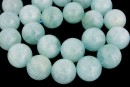 Natural aquamarine, A+ grade, round, 12.5mm