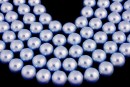 Swarovski pearl, light blue, 8mm - x50