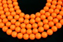 Swarovski pearl, neon orange, 6mm - x20