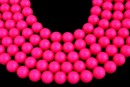 Swarovski pearl, neon pink, 6mm - x20