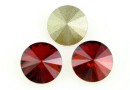 Swarovski, rivoli, red magma, 8mm - x2