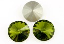 Swarovski, rivoli, olivine, 8mm - x2