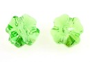 Swarovski, clover bead, peridot, 8mm - x2