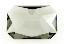 Swarovski, rivoli cabochon, black diamond, 27x18.5mm - x1