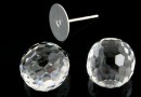 Swarovski, cabochon, crystal, 12mm - x1