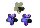 Swarovski, flower fancy, heliotrope, 10mm - x1