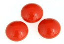 Swarovski, crystal pearl cabochon, coral, 6mm - x2