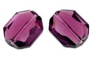 Swarovski, graphic bead, amethyst, 18mm - x1