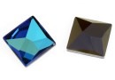 Swarovski, rivoli cabochon, bermuda blue, 10x10mm - x1