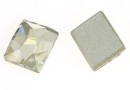 Swarovski, cabochon, silver shade, 10x8mm - x1