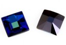 Swarovski, rivoli cabochon, bermuda blue, 10mm - x1