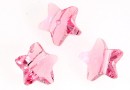 Swarovski, star bead, light rose, 8mm - x2