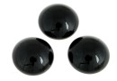 Swarovski, crystal pearl cabochon, mystic black, 6mm - x2