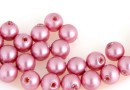 Swarovski one hole pearls, powder rose, 4mm - x4