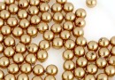 Swarovski one hole pearls, bright gold, 4mm - x4