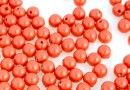 Swarovski one hole pearls, coral, 4mm - x4