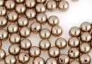 Swarovski one hole pearls, bronze, 5mm - x4