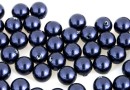 Swarovski one hole pearls, night blue, 6mm - x4