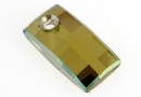 Swarovski, urban pendant, iridescent green, 20mm - x1