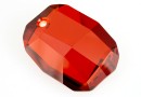 Swarovski, graphic pendant, red magma, 19mm - x1