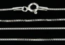 Box Chain, 925 silver, 50cm - x1