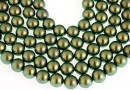 Swarovski pearl, iridescent green, 6mm - x100