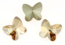 Swarovski, butterfly fancy, golden shadow, 10mm - x1