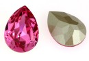 Swarovski drop fancy, rose, 18x13mm - x1