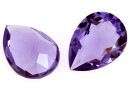 Swarovski drop fancy, tanzanite, 14x10mm - x1