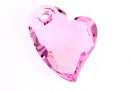 Swarovski, heart pendant, Devoted 2 U, rosaline, 17mm - x1