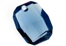 Swarovski, graphic pendant, denim blue, 19mm - x1