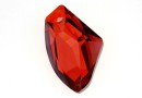 Swarovski, galactic vertical pendant, red magma, 19mm - x1