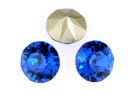 Swarovski, chaton SS 34, capri blue, 7mm - x2