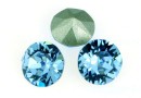 Swarovski, chaton SS39, aquamarine, 8mm - x2