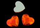 Swarovski, heart cabochon, astral pink, 10mm - x1