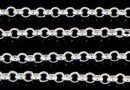Chain, per foot, 925 silver, 40cm - x1