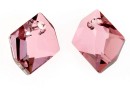 Swarovski, cosmic pendant, antique pink, 14mm - x1