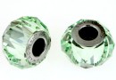 Swarovski, becharmed briolette 5948, chrysolite, 14mm - x1